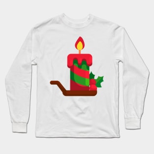 Christmas Candle Long Sleeve T-Shirt